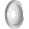 Ekena Millwork Traditional PVC Medallion (Canopies up to 7 1/2"), 13"OD x 3 1/2"ID x 1 1/4"P, Bright Coat Aluminum CMP13TRBAL - alternate 4